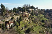 Parco dei Colli di Bergamo, anello dal Monastero di Astino a San Vigilio-Città Alta il 6 febbraio 2020 - FOTOGALLERY